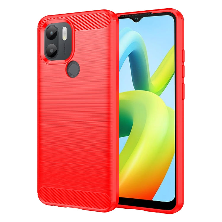 Brushed Texture Carbon Fiber TPU Phone Case, For Samsung Galaxy F04, For Xiaomi Redmi K60E, For Xiaomi Poco C50, For Xiaomi Redmi Note 12 Pro Speed, For Infinix Note 12i, For Infinix Hot 12 Play, For Infinix Hot 12 Play NFC, For Infinix Hot 20S        ...