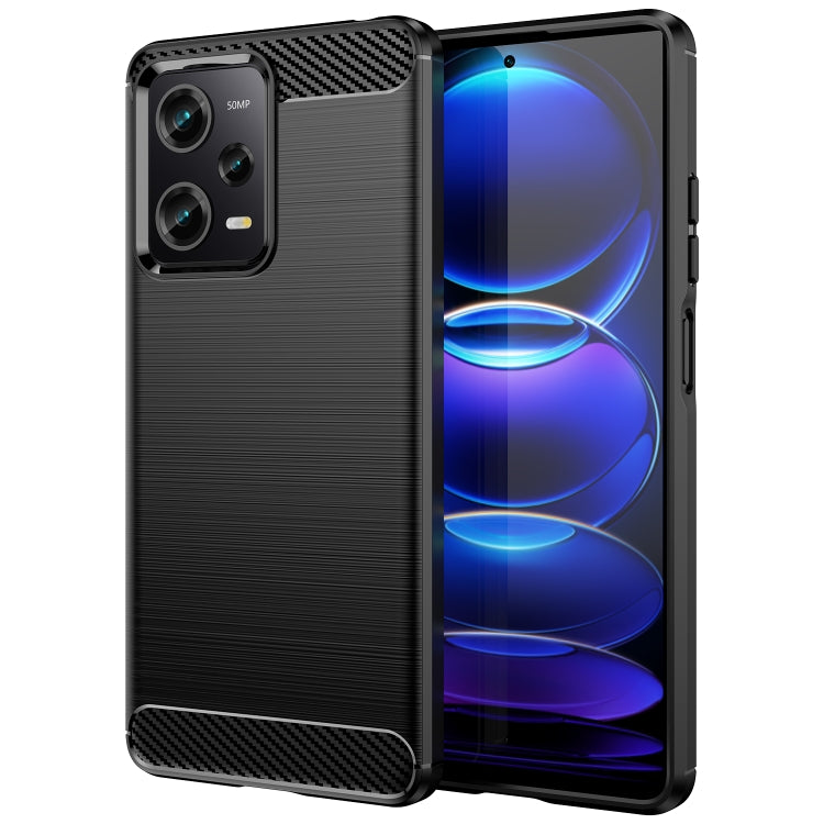 Brushed Texture Carbon Fiber TPU Phone Case, For Samsung Galaxy F04, For Xiaomi Redmi K60E, For Xiaomi Poco C50, For Xiaomi Redmi Note 12 Pro Speed, For Infinix Note 12i, For Infinix Hot 12 Play, For Infinix Hot 12 Play NFC, For Infinix Hot 20S        ...