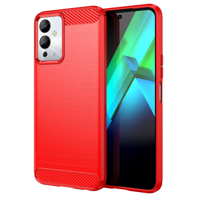 Brushed Texture Carbon Fiber TPU Phone Case, For Samsung Galaxy F04, For Xiaomi Redmi K60E, For Xiaomi Poco C50, For Xiaomi Redmi Note 12 Pro Speed, For Infinix Note 12i, For Infinix Hot 12 Play, For Infinix Hot 12 Play NFC, For Infinix Hot 20S        ...