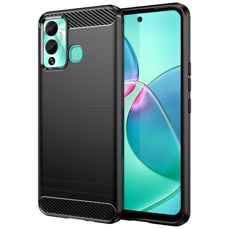 Brushed Texture Carbon Fiber TPU Phone Case, For Samsung Galaxy F04, For Xiaomi Redmi K60E, For Xiaomi Poco C50, For Xiaomi Redmi Note 12 Pro Speed, For Infinix Note 12i, For Infinix Hot 12 Play, For Infinix Hot 12 Play NFC, For Infinix Hot 20S        ...
