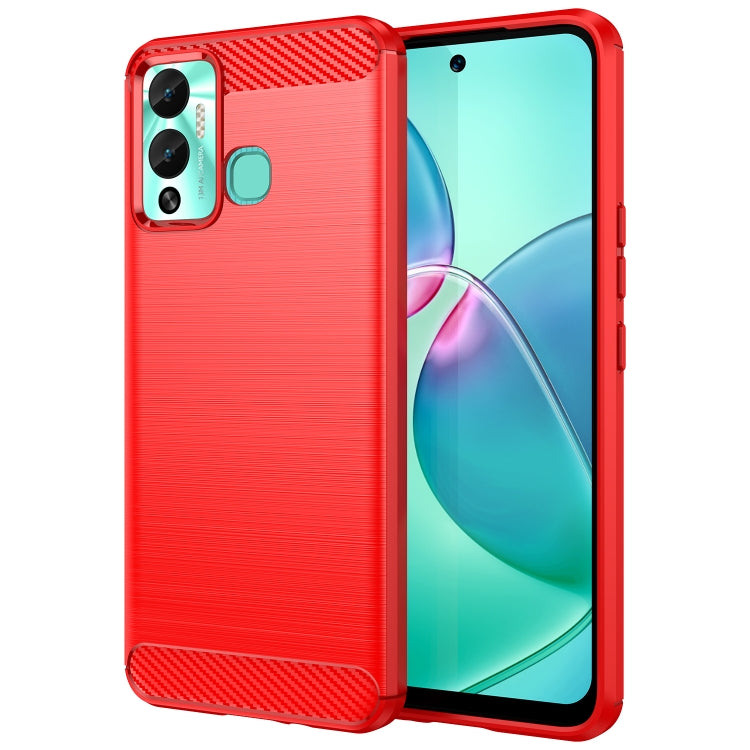 Brushed Texture Carbon Fiber TPU Phone Case, For Samsung Galaxy F04, For Xiaomi Redmi K60E, For Xiaomi Poco C50, For Xiaomi Redmi Note 12 Pro Speed, For Infinix Note 12i, For Infinix Hot 12 Play, For Infinix Hot 12 Play NFC, For Infinix Hot 20S        ...