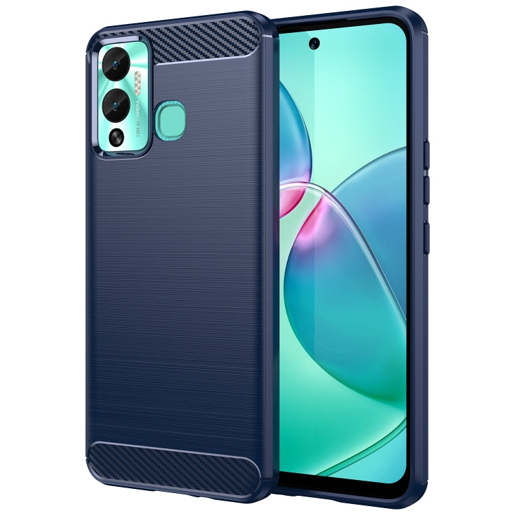 Brushed Texture Carbon Fiber TPU Phone Case, For Samsung Galaxy F04, For Xiaomi Redmi K60E, For Xiaomi Poco C50, For Xiaomi Redmi Note 12 Pro Speed, For Infinix Note 12i, For Infinix Hot 12 Play, For Infinix Hot 12 Play NFC, For Infinix Hot 20S        ...