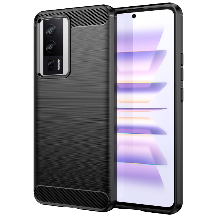 Brushed Texture Carbon Fiber TPU Phone Case, For Samsung Galaxy F04, For Xiaomi Redmi K60E, For Xiaomi Poco C50, For Xiaomi Redmi Note 12 Pro Speed, For Infinix Note 12i, For Infinix Hot 12 Play, For Infinix Hot 12 Play NFC, For Infinix Hot 20S        ...