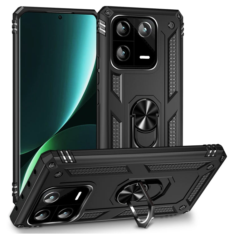 Shockproof TPU + PC Phone Case with Holder, For Xiaomi 13, For Xiaomi 13 Pro