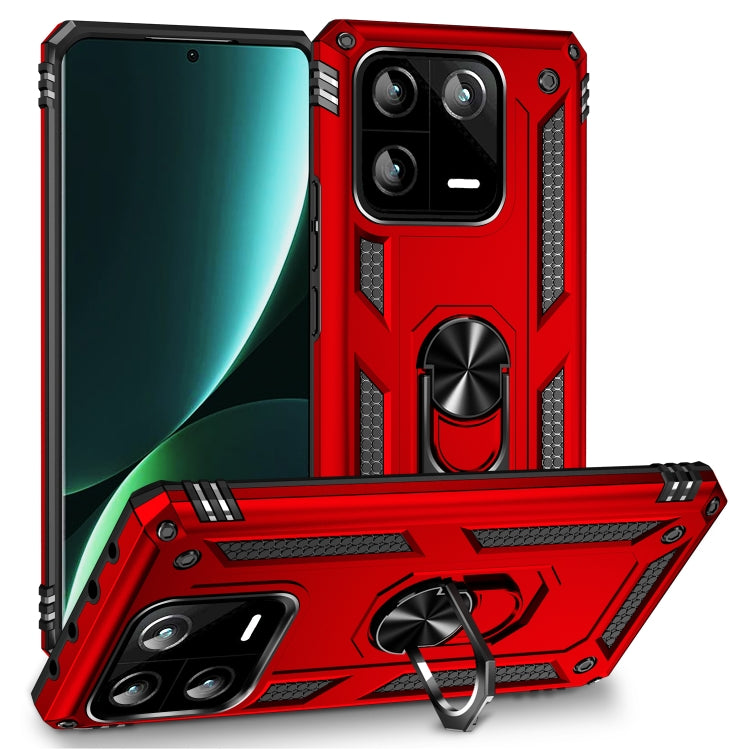 Shockproof TPU + PC Phone Case with Holder, For Xiaomi 13, For Xiaomi 13 Pro
