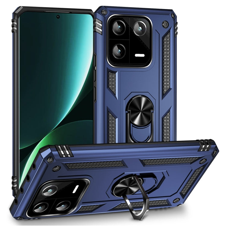 Shockproof TPU + PC Phone Case with Holder, For Xiaomi 13, For Xiaomi 13 Pro