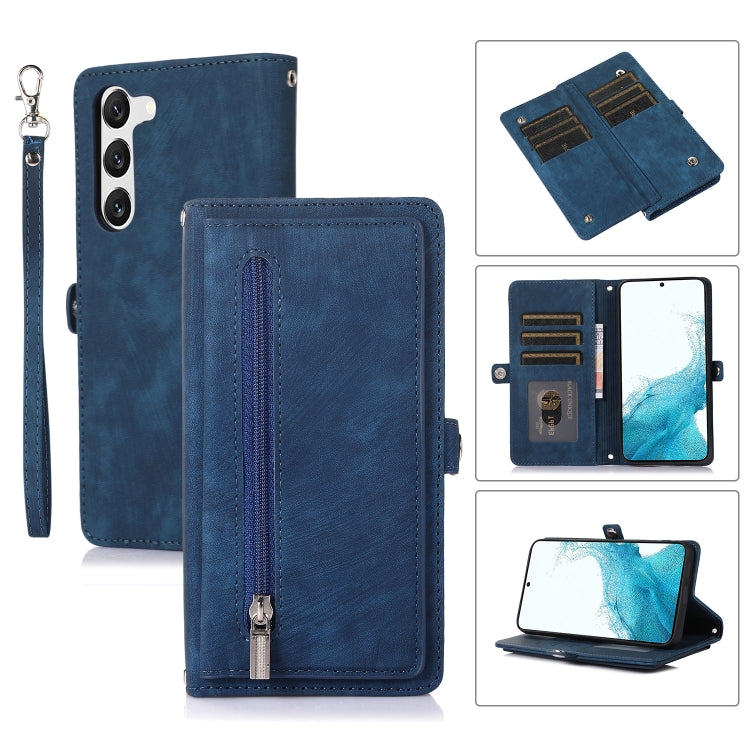 Zipper Card Slot Buckle Wallet Leather Phone Case, For Samsung Galaxy S23 5G, For Samsung Galaxy S23+ 5G, For Samsung Galaxy S23 Ultra 5G, For Samsung Galaxy A14 5G, For Samsung Galaxy A23, For Samsung Galaxy A13 4G / 5G, For Samsung Galaxy A53 5G     ...