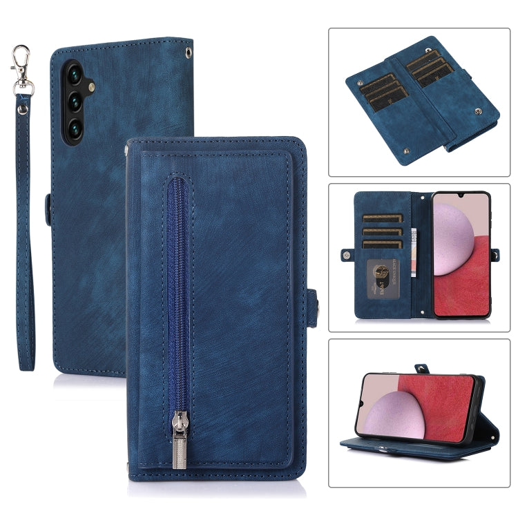 Zipper Card Slot Buckle Wallet Leather Phone Case, For Samsung Galaxy S23 5G, For Samsung Galaxy S23+ 5G, For Samsung Galaxy S23 Ultra 5G, For Samsung Galaxy A14 5G, For Samsung Galaxy A23, For Samsung Galaxy A13 4G / 5G, For Samsung Galaxy A53 5G     ...