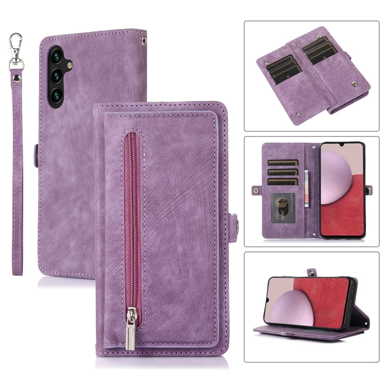 Zipper Card Slot Buckle Wallet Leather Phone Case, For Samsung Galaxy S23 5G, For Samsung Galaxy S23+ 5G, For Samsung Galaxy S23 Ultra 5G, For Samsung Galaxy A14 5G, For Samsung Galaxy A23, For Samsung Galaxy A13 4G / 5G, For Samsung Galaxy A53 5G     ...