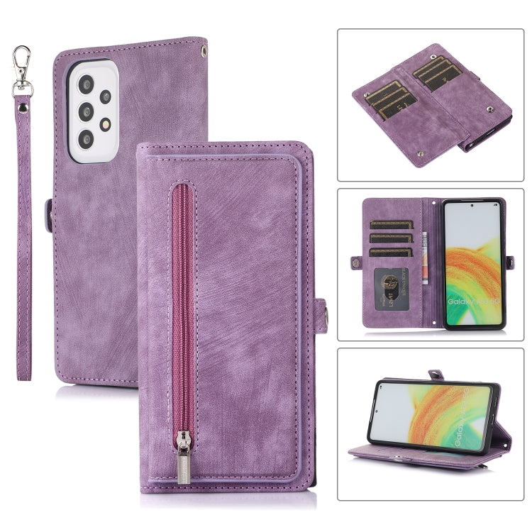 Zipper Card Slot Buckle Wallet Leather Phone Case, For Samsung Galaxy S23 5G, For Samsung Galaxy S23+ 5G, For Samsung Galaxy S23 Ultra 5G, For Samsung Galaxy A14 5G, For Samsung Galaxy A23, For Samsung Galaxy A13 4G / 5G, For Samsung Galaxy A53 5G     ...