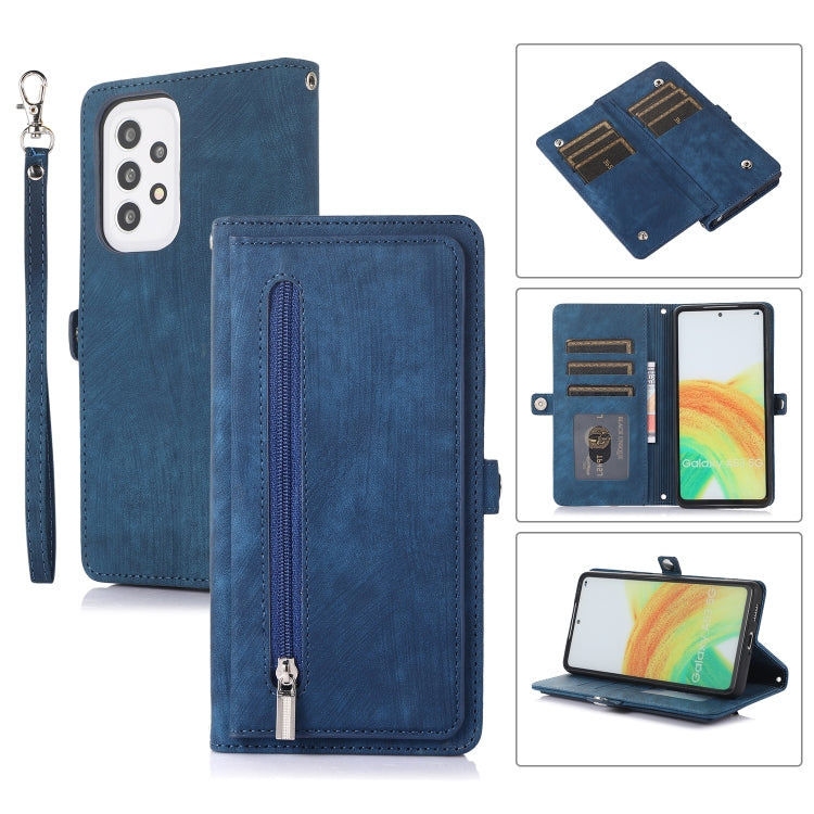 Zipper Card Slot Buckle Wallet Leather Phone Case, For Samsung Galaxy S23 5G, For Samsung Galaxy S23+ 5G, For Samsung Galaxy S23 Ultra 5G, For Samsung Galaxy A14 5G, For Samsung Galaxy A23, For Samsung Galaxy A13 4G / 5G, For Samsung Galaxy A53 5G     ...