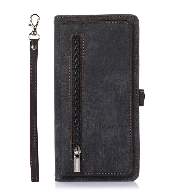 Zipper Card Slot Buckle Wallet Leather Phone Case, For Samsung Galaxy S22 5G, For Samsung Galaxy S22+ 5G, For Samsung Galaxy S22 Ultra 5G, For Samsung Galaxy A12 5G