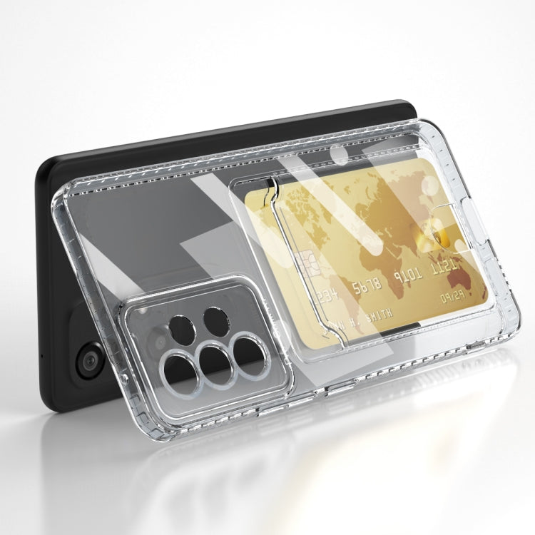 Card Bag Shockproof Transparent Phone Case, For Samsung Galaxy A34 5G, For Samsung Galaxy A54 5G, For Samsung Galaxy A13 5G, For Samsung Galaxy M23 5G / M13 5G, For Samsung Galaxy A32 4G, For Samsung Galaxy A32 5G / M32 5G                              ...
