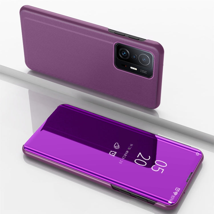 Plated Mirror Horizontal Flip Leather Case with Holder, For Xiaomi 13, For Xiaomi 13 Pro, For Xiaomi Redmi Note 11T Pro 5G / Poco X4 GT, For Xiaomi Redmi Note 12 5G