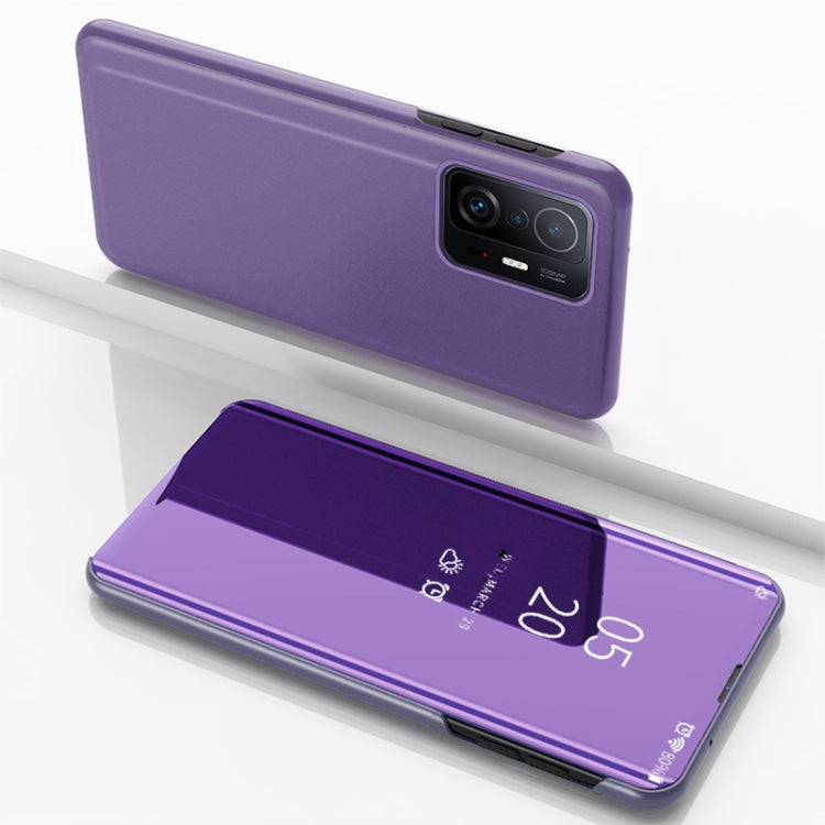 Plated Mirror Horizontal Flip Leather Case with Holder, For Xiaomi 13, For Xiaomi 13 Pro, For Xiaomi Redmi Note 11T Pro 5G / Poco X4 GT, For Xiaomi Redmi Note 12 5G