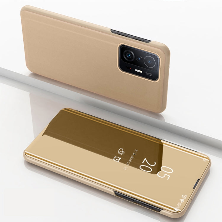 Plated Mirror Horizontal Flip Leather Case with Holder, For Xiaomi 13, For Xiaomi 13 Pro, For Xiaomi Redmi Note 11T Pro 5G / Poco X4 GT, For Xiaomi Redmi Note 12 5G