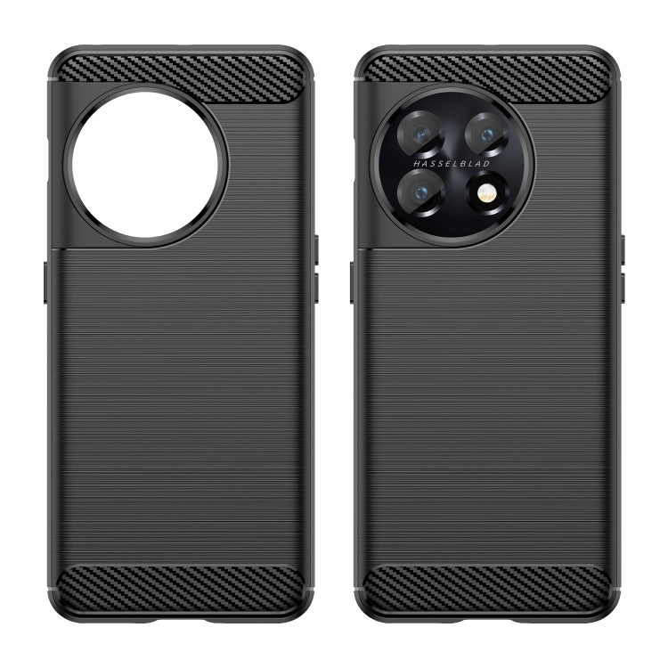 Brushed Texture Carbon Fiber TPU Phone Case, For OnePlus 11 5G, For Motorola Moto E13
