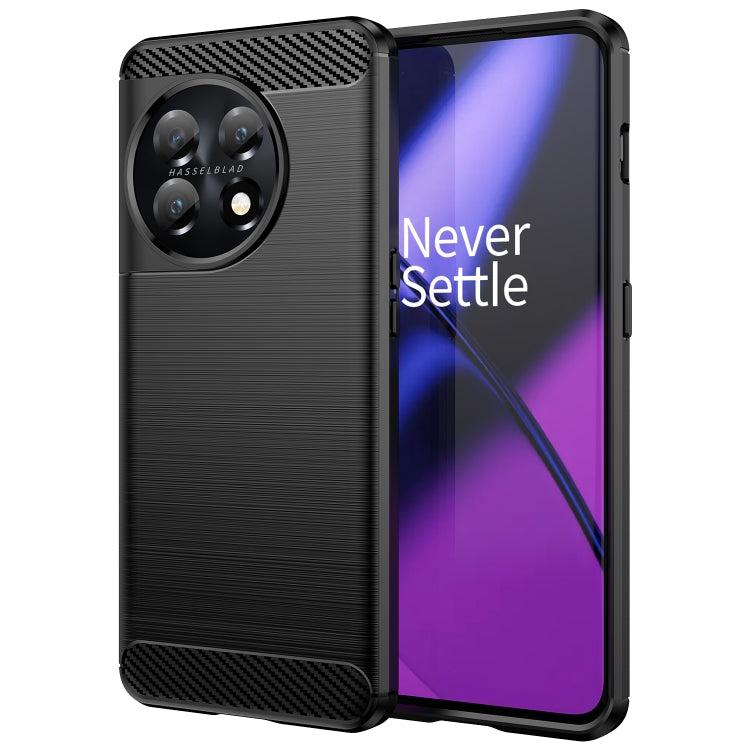 Brushed Texture Carbon Fiber TPU Phone Case, For OnePlus 11 5G, For Motorola Moto E13