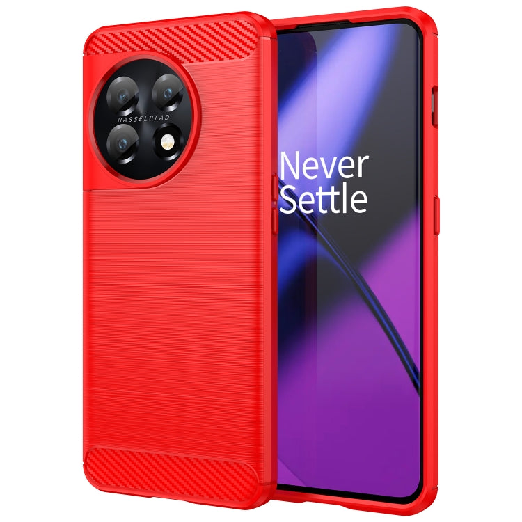 Brushed Texture Carbon Fiber TPU Phone Case, For OnePlus 11 5G, For Motorola Moto E13