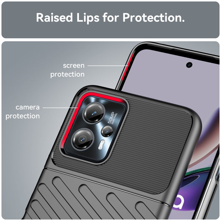 Thunderbolt Shockproof TPU Protective Soft Phone Case, For Motorola Moto G13, For Motorola Moto G23, For Motorola Moto G73