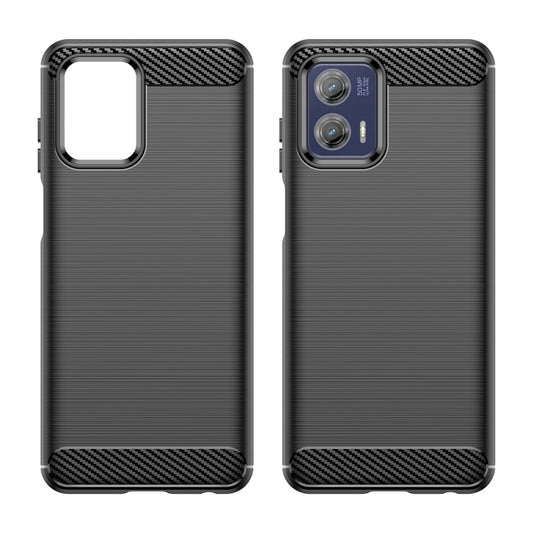 Brushed Texture Carbon Fiber TPU Phone Case, For Motorola Moto G73, For Motorola Moto G Stylus 5G 2023