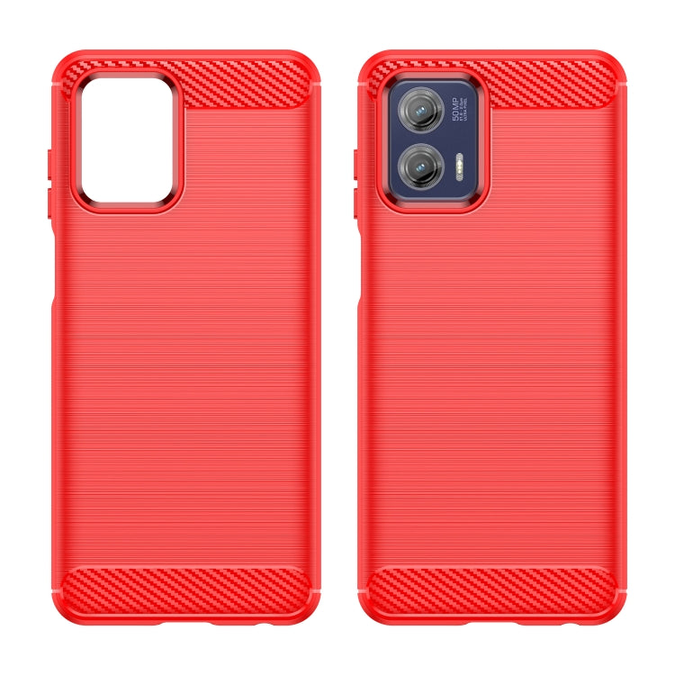 Brushed Texture Carbon Fiber TPU Phone Case, For Motorola Moto G73, For Motorola Moto G Stylus 5G 2023
