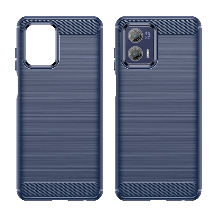 Brushed Texture Carbon Fiber TPU Phone Case, For Motorola Moto G73, For Motorola Moto G Stylus 5G 2023