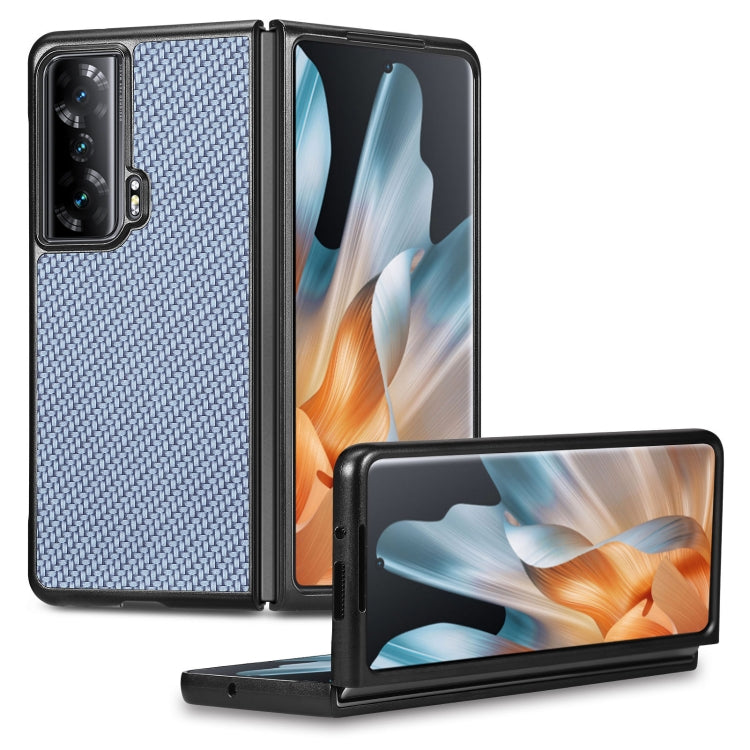 Carbon Fiber Texture Leather Back Cover Phone Case, For OPPO Find N2 Flip, For OPPO Find N2, For Google Pixel Fold, For Honor Magic Vs