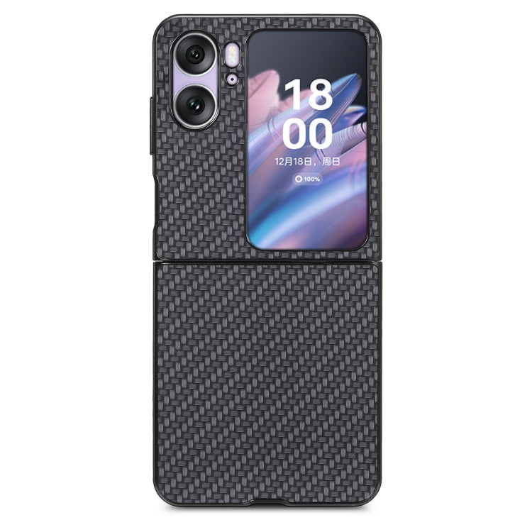 Carbon Fiber Texture Leather Back Cover Phone Case, For OPPO Find N2 Flip, For OPPO Find N2, For Google Pixel Fold, For Honor Magic Vs