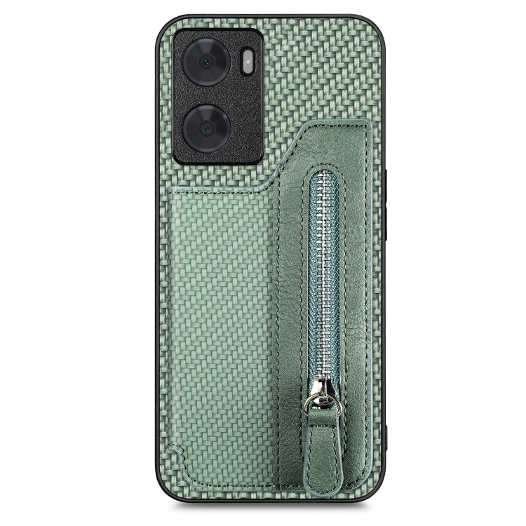 Carbon Ffiber Flip Zipper Wallet Phone Case, For OPPO A57 4G, For OPPO Reno9, For OPPO Reno9 Pro+, For Xiaomi Poco M5 4G, For Realme C30, For Xiaomi 13 Pro, For Xiaomi 13, For Google Pixel 7A