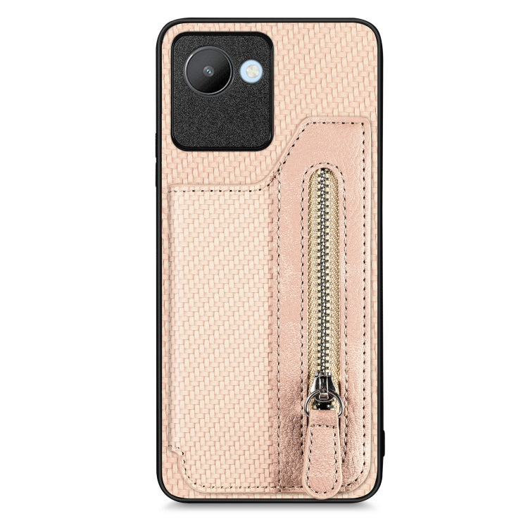 Carbon Ffiber Flip Zipper Wallet Phone Case, For OPPO A57 4G, For OPPO Reno9, For OPPO Reno9 Pro+, For Xiaomi Poco M5 4G, For Realme C30, For Xiaomi 13 Pro, For Xiaomi 13, For Google Pixel 7A