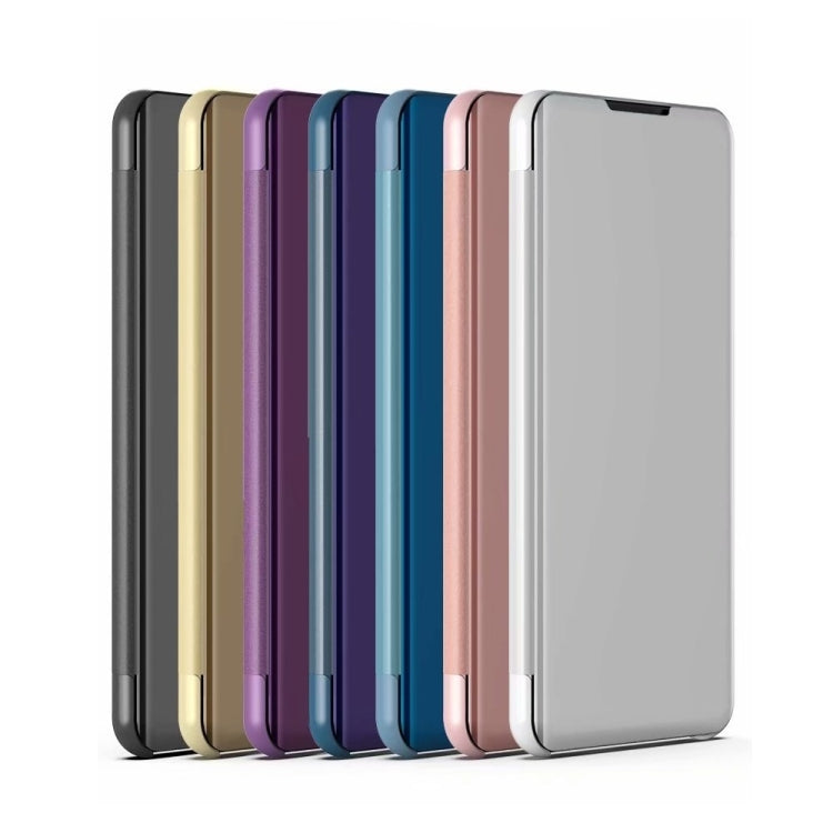 Plated Mirror Horizontal Flip Leather Phone Case with Holder, For Samsung Galaxy A34 5G, For Samsung Galaxy A54 5G, For Samsung Galaxy A04 / M13 5G