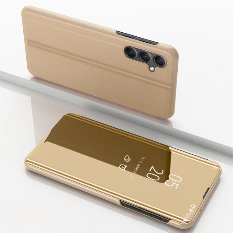 Plated Mirror Horizontal Flip Leather Phone Case with Holder, For Samsung Galaxy A34 5G, For Samsung Galaxy A54 5G, For Samsung Galaxy A04 / M13 5G