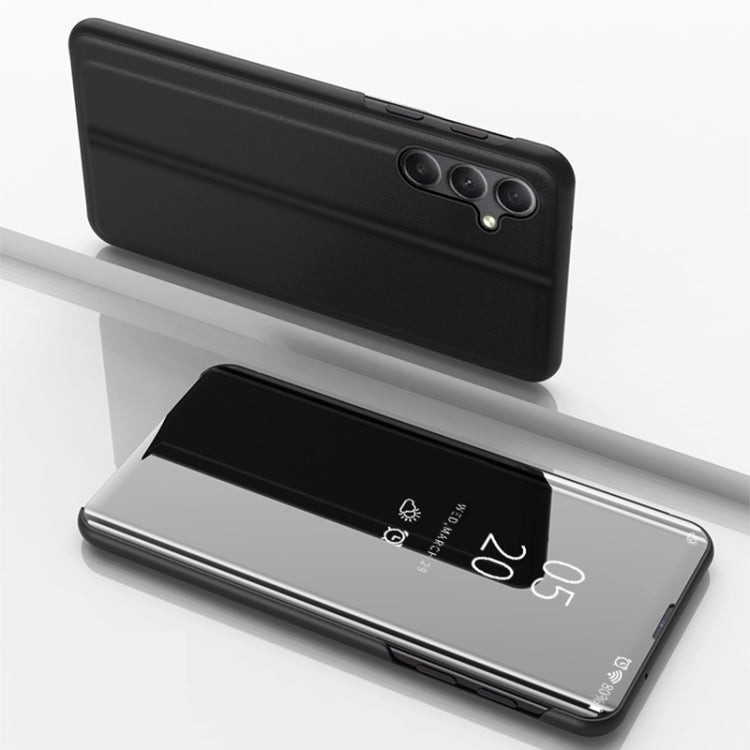 Plated Mirror Horizontal Flip Leather Phone Case with Holder, For Samsung Galaxy A34 5G, For Samsung Galaxy A54 5G, For Samsung Galaxy A04 / M13 5G
