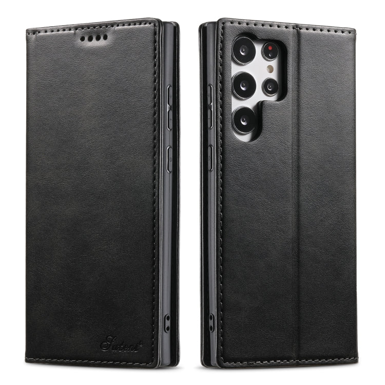 Suteni Calf Texture Horizontal Flip Leather Phone Case, For Samsung Galaxy S26+ 5G, For Samsung Galaxy S26 Ultra 5G, For Samsung Galaxy S26 5G, For Samsung Galaxy S25 5G, For Samsung Galaxy S25+ 5G, For Samsung Galaxy S25 Ultra 5G                      ...