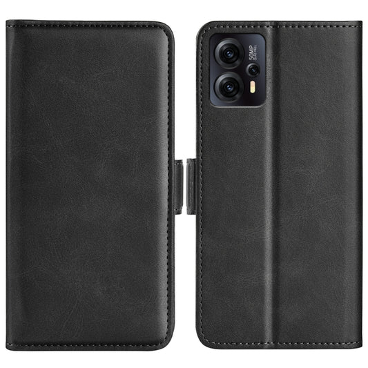 For Motorola Moto E13 Dual-side Magnetic Buckle Horizontal Flip Leather Phone Case, For Motorola Moto E13