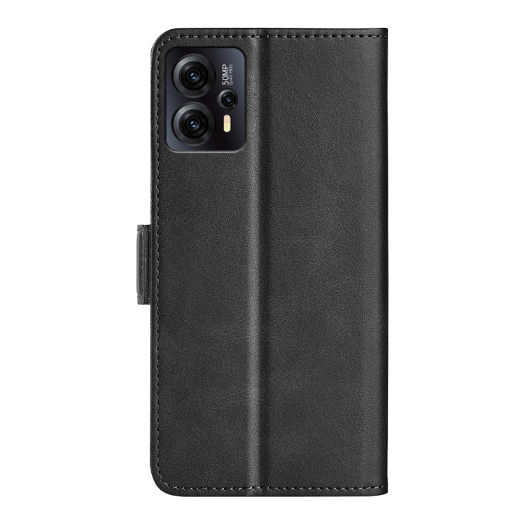 For Motorola Moto E13 Dual-side Magnetic Buckle Horizontal Flip Leather Phone Case, For Motorola Moto E13