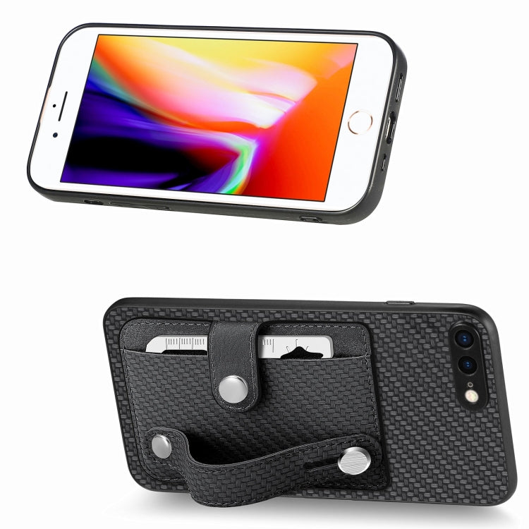 Wristband Kickstand Card Wallet Back Cover Phone Case with Tool Knife, For iPhone SE 2022 / 2020 / 7 / 8, For iPhone 7 Plus / 8 Plus, For iPhone 6 / 6s, For  iPhone 6 Plus / 6s Plus