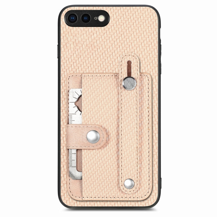 Wristband Kickstand Card Wallet Back Cover Phone Case with Tool Knife, For iPhone SE 2022 / 2020 / 7 / 8, For iPhone 7 Plus / 8 Plus, For iPhone 6 / 6s, For  iPhone 6 Plus / 6s Plus