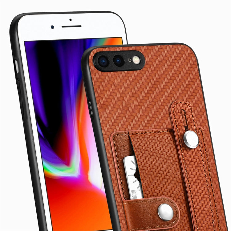 Wristband Kickstand Card Wallet Back Cover Phone Case with Tool Knife, For iPhone SE 2022 / 2020 / 7 / 8, For iPhone 7 Plus / 8 Plus, For iPhone 6 / 6s, For  iPhone 6 Plus / 6s Plus