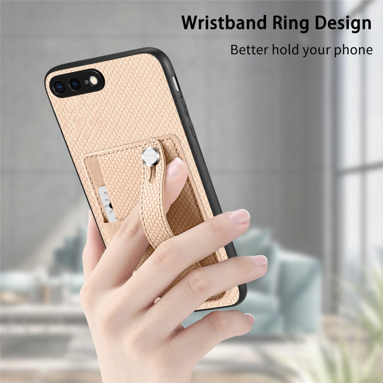 Wristband Kickstand Card Wallet Back Cover Phone Case with Tool Knife, For iPhone SE 2022 / 2020 / 7 / 8, For iPhone 7 Plus / 8 Plus, For iPhone 6 / 6s, For  iPhone 6 Plus / 6s Plus