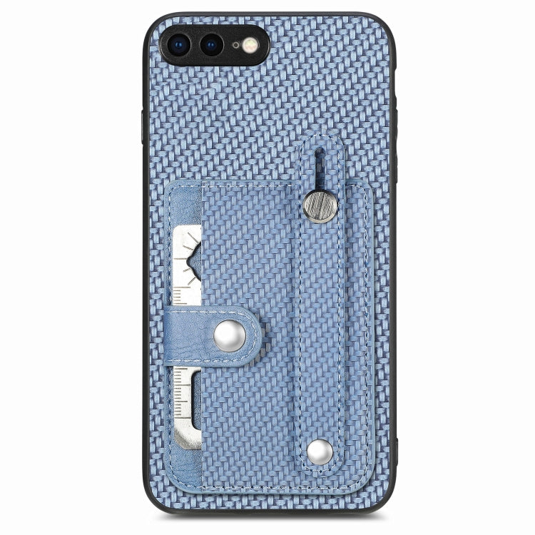 Wristband Kickstand Card Wallet Back Cover Phone Case with Tool Knife, For iPhone SE 2022 / 2020 / 7 / 8, For iPhone 7 Plus / 8 Plus, For iPhone 6 / 6s, For  iPhone 6 Plus / 6s Plus