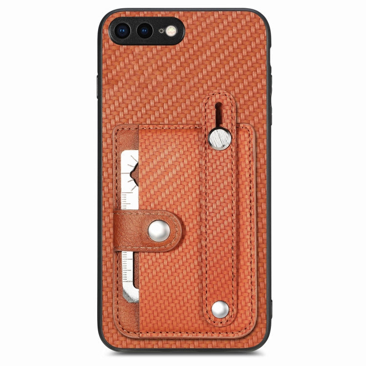 Wristband Kickstand Card Wallet Back Cover Phone Case with Tool Knife, For iPhone SE 2022 / 2020 / 7 / 8, For iPhone 7 Plus / 8 Plus, For iPhone 6 / 6s, For  iPhone 6 Plus / 6s Plus