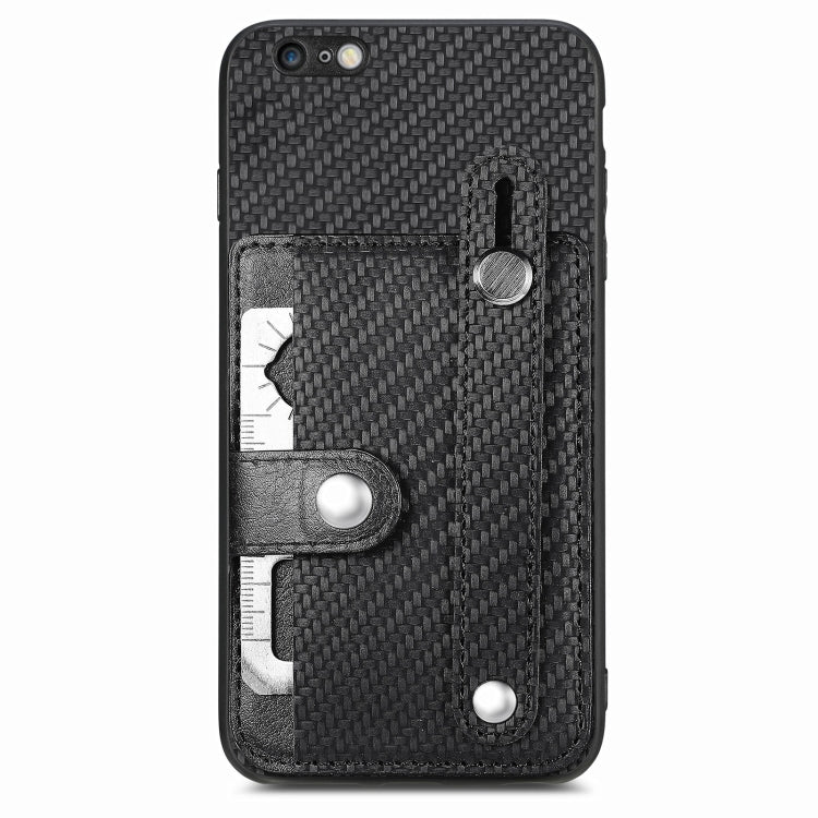 Wristband Kickstand Card Wallet Back Cover Phone Case with Tool Knife, For iPhone SE 2022 / 2020 / 7 / 8, For iPhone 7 Plus / 8 Plus, For iPhone 6 / 6s, For  iPhone 6 Plus / 6s Plus