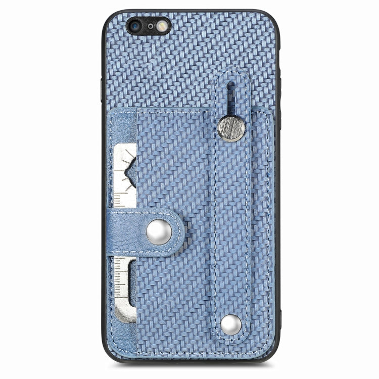 Wristband Kickstand Card Wallet Back Cover Phone Case with Tool Knife, For iPhone SE 2022 / 2020 / 7 / 8, For iPhone 7 Plus / 8 Plus, For iPhone 6 / 6s, For  iPhone 6 Plus / 6s Plus