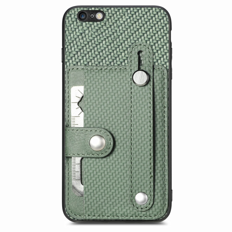 Wristband Kickstand Card Wallet Back Cover Phone Case with Tool Knife, For iPhone SE 2022 / 2020 / 7 / 8, For iPhone 7 Plus / 8 Plus, For iPhone 6 / 6s, For  iPhone 6 Plus / 6s Plus