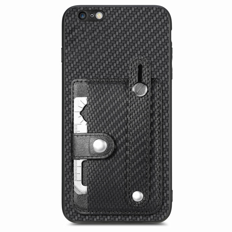 Wristband Kickstand Card Wallet Back Cover Phone Case with Tool Knife, For iPhone SE 2022 / 2020 / 7 / 8, For iPhone 7 Plus / 8 Plus, For iPhone 6 / 6s, For  iPhone 6 Plus / 6s Plus