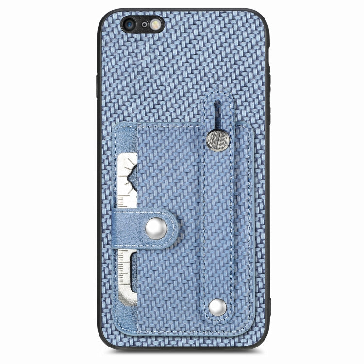 Wristband Kickstand Card Wallet Back Cover Phone Case with Tool Knife, For iPhone SE 2022 / 2020 / 7 / 8, For iPhone 7 Plus / 8 Plus, For iPhone 6 / 6s, For  iPhone 6 Plus / 6s Plus