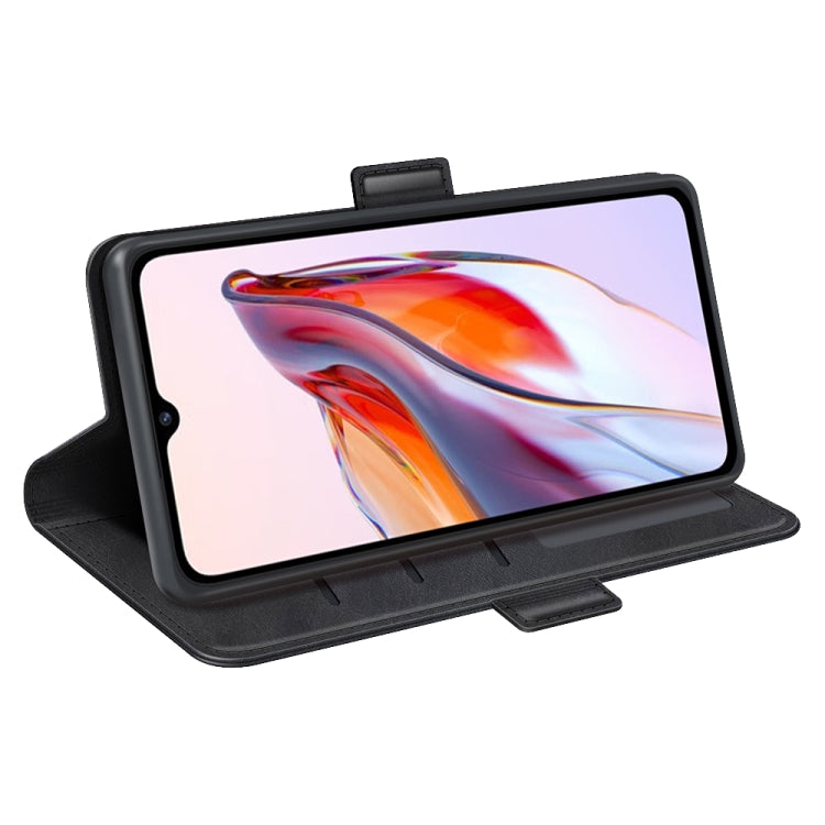 For Xiaomi Redmi 12C Dual-side Magnetic Buckle Horizontal Flip Leather Phone Case, For Xiaomi Redmi 12C