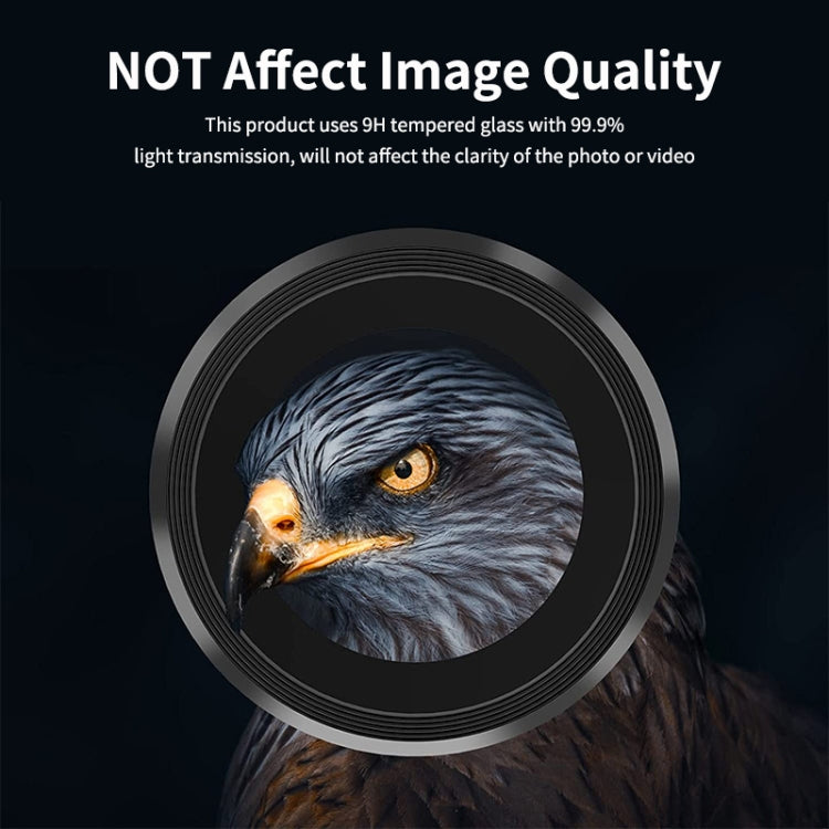 For Samsung Galaxy A24 ENKAY Hat-Prince 9H Rear Camera Lens Aluminium Alloy Ring Tempered Glass Film, For Samsung Galaxy A24